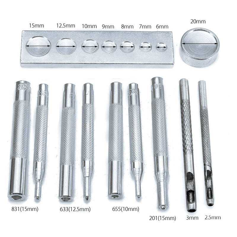 11Pcs Snap Rivet Fastener Butt - đánh giá và giá Rivet Setter Tool